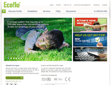 Tablet Screenshot of biofiltreecoflo.com
